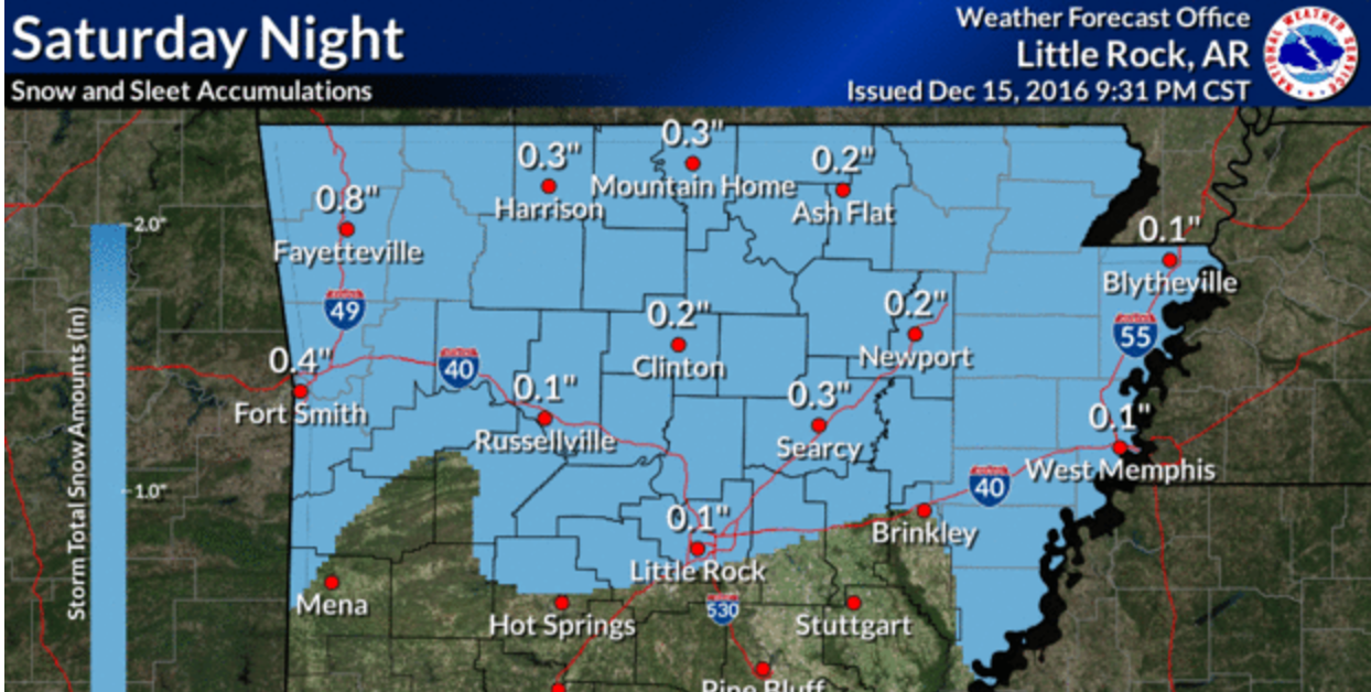 Little Rock Makes Winter Weather Preparations)